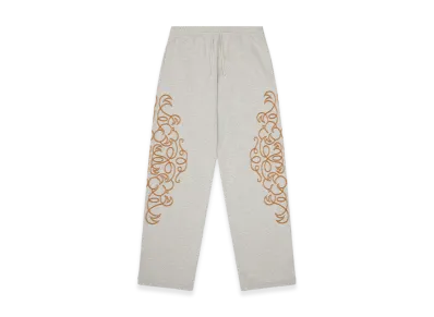 DENIM TEARS Western Embroidered Sweatpants "Grey"