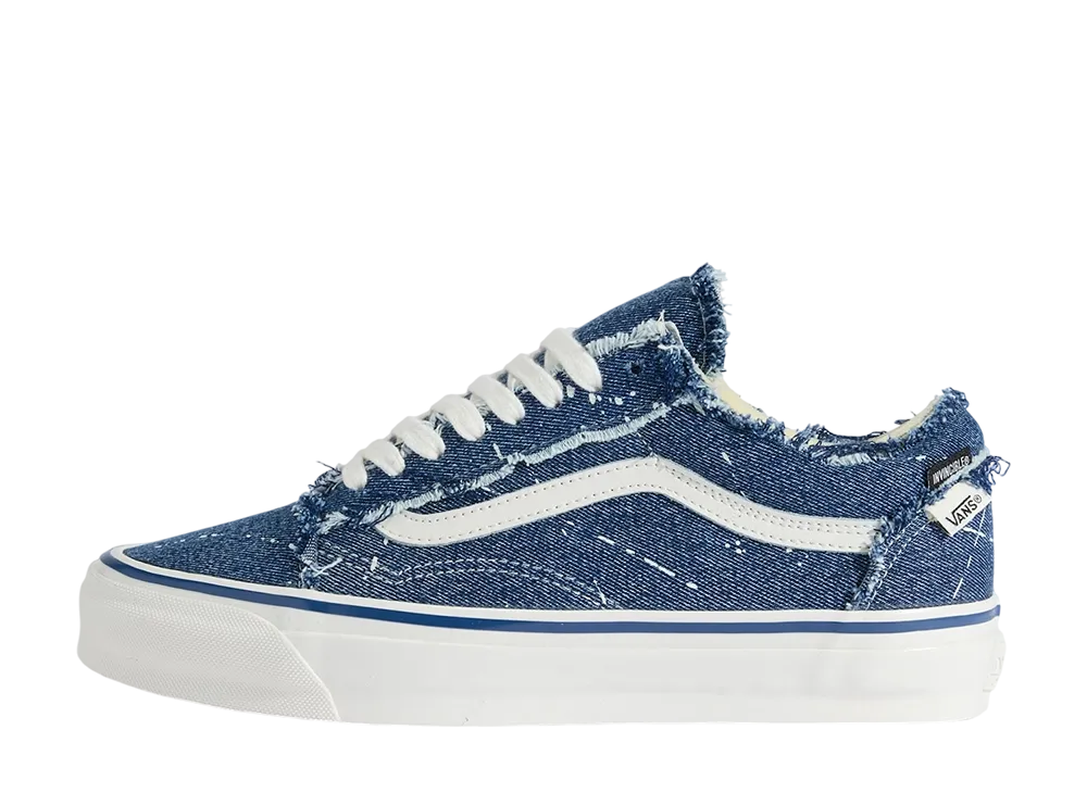 INVINCIBLE × Vans Old Skool Frayed "Denim/Marshmallow"