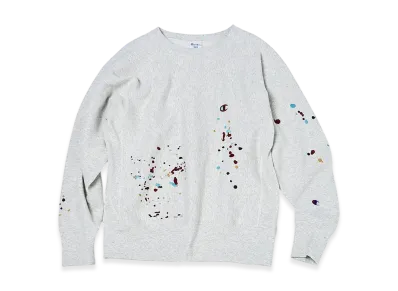 Champion x JOURNAL STANDARD relume Reverse Weave Embroidered Splash Sweat "Natural"