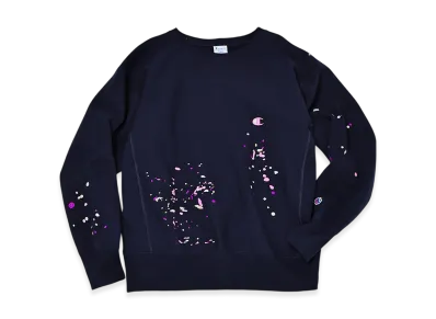 Champion x JOURNAL STANDARD relume Reverse Weave Embroidered Splash Sweat "Navy"