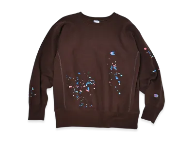 Champion x JOURNAL STANDARD relume Reverse Weave Embroidered Splash Sweat "Brown"