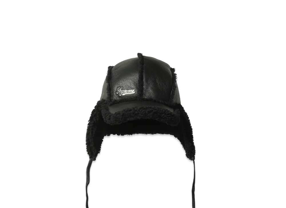 Supreme Shearling Lined Earflap Cap Supreme Shearling Lined Earflap Cap