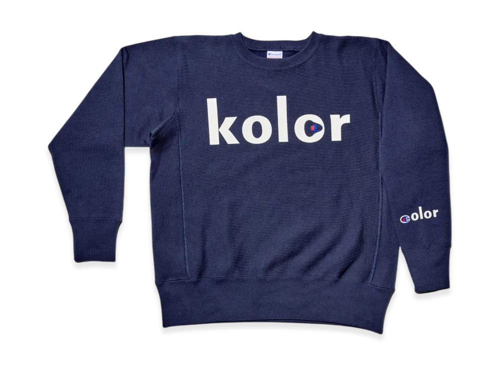 Championとkolorが初のコラボウェアを発売！名作リバースウィーブを