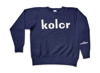 Champion x kolor Reverse Weave Crewneck Sweatshirt "Navy"
