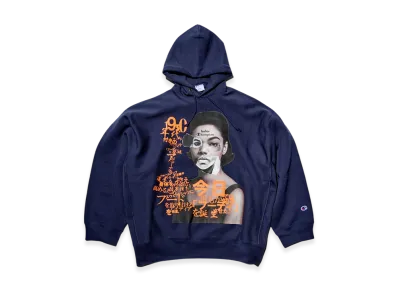 Champion x kolor Reverse Weave Hooded Sweatshirt "Navy"