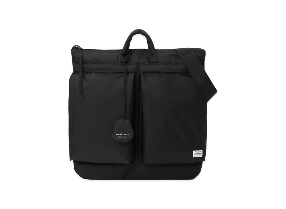 PORTER x HYKE Helmet Bag "Black"
