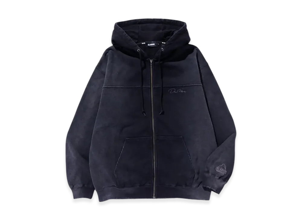 XLARGE x DexFilmz Zip Up Hooded Sweatshirt "Black"