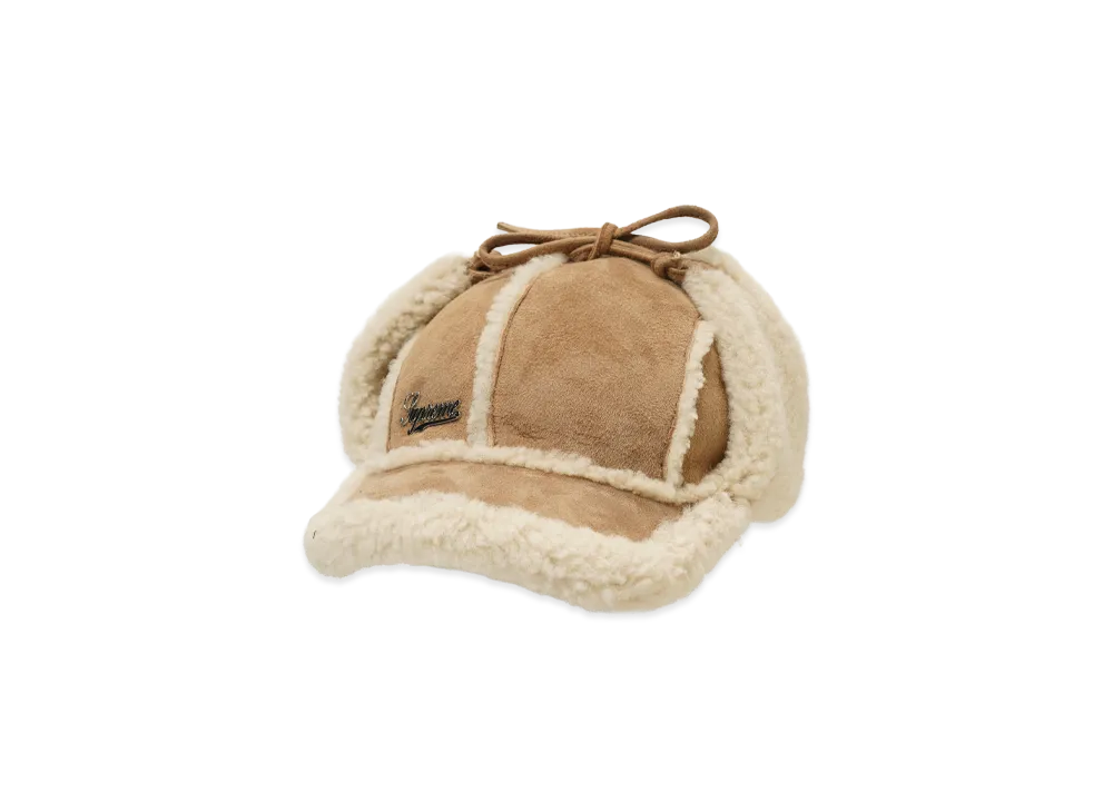 Supreme Shearling Lined Earflap Cap 