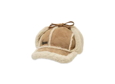 Supreme Shearling Lined Earflap Cap "Tan"