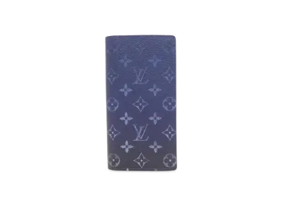 Louis Vuitton Monogram Gradient Portefeuille Brazza "Blue"