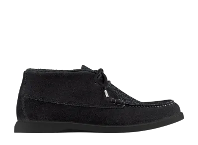 Dior Granville Chukka Boot Suede Dior Oblique Jacquard Shearling "Black"