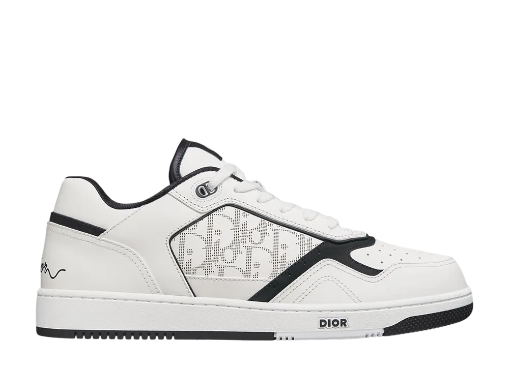 Dior B27 Uptown Low Top Sneaker Smooth Calfskin & Dior Oblique Galaxy leather "White"