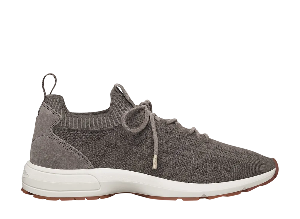 Dior B80 Lounge Sneaker Cannage Cashmere Wool Silk Knit & Suede "Gray"