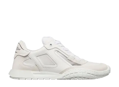 Dior Women's Tech Sneaker Calfskin Suede Calfskin Mesh "White"