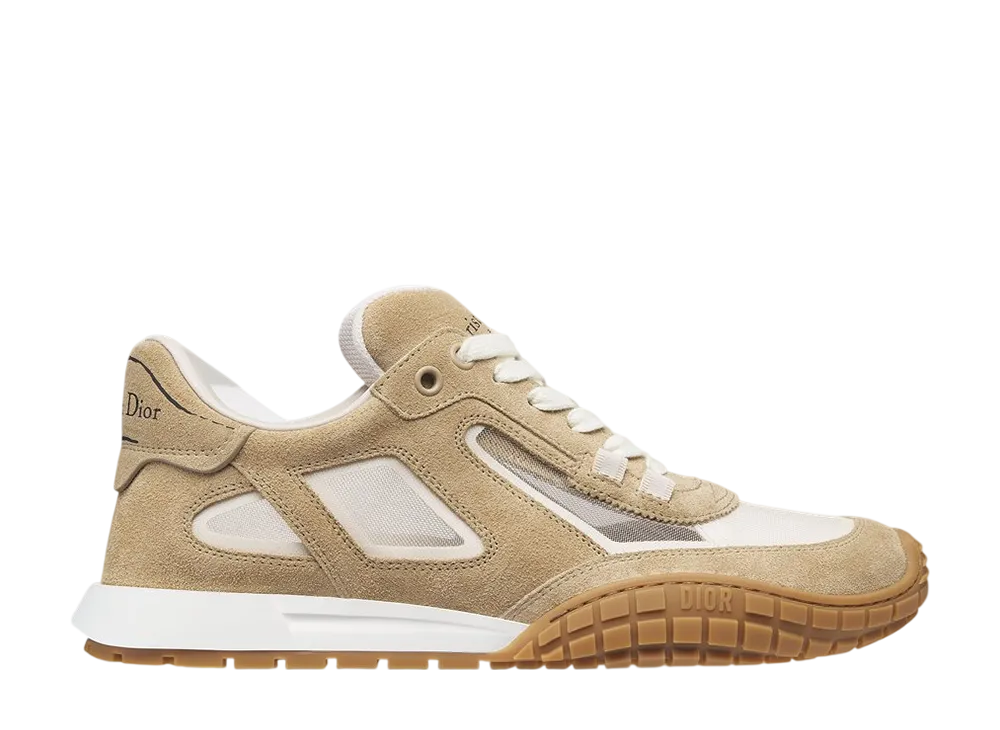 Dior Women's Tech Sneaker Suede Calfskin & Mesh "Beige"