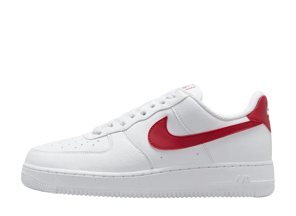 Nike Women's Air Force 1 '07 Next Nature "White/Team Crimson"