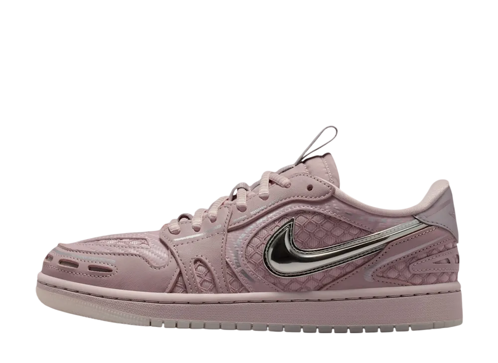 ナイキ ウィメンズ エアジョーダン1 ロー メソッド オブ メイク "パーティクルローズ/ベアリーローズ/メタリックシルバー/エニグマストーン"