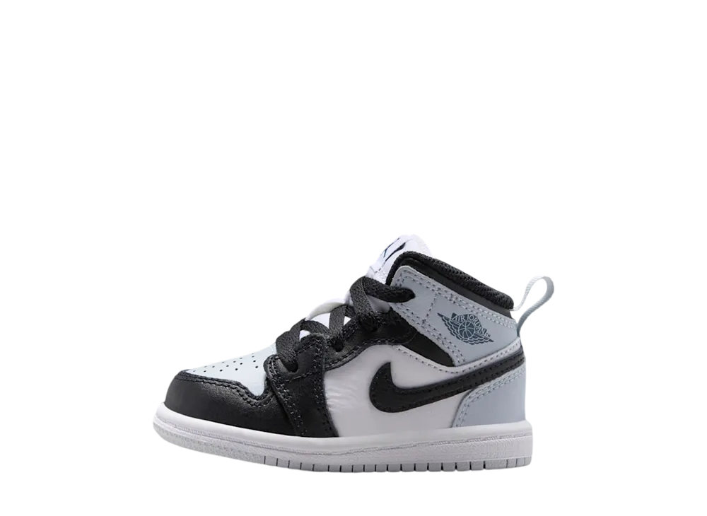 Nike TD Jordan 1 Mid "Black/Aura/Squadron Blue/Black"