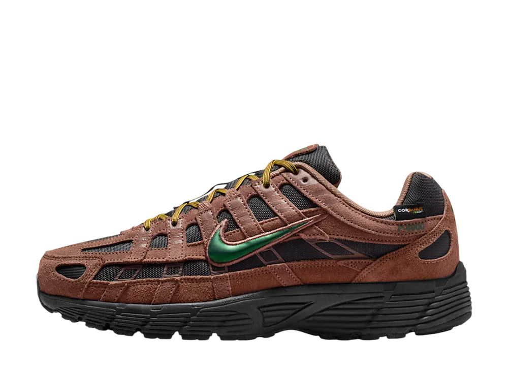 ナイキ P-6000 プレミアム コーデュラ "ファウナブラウン/ブラック/アーキオブラウン/ゴージグリーン"