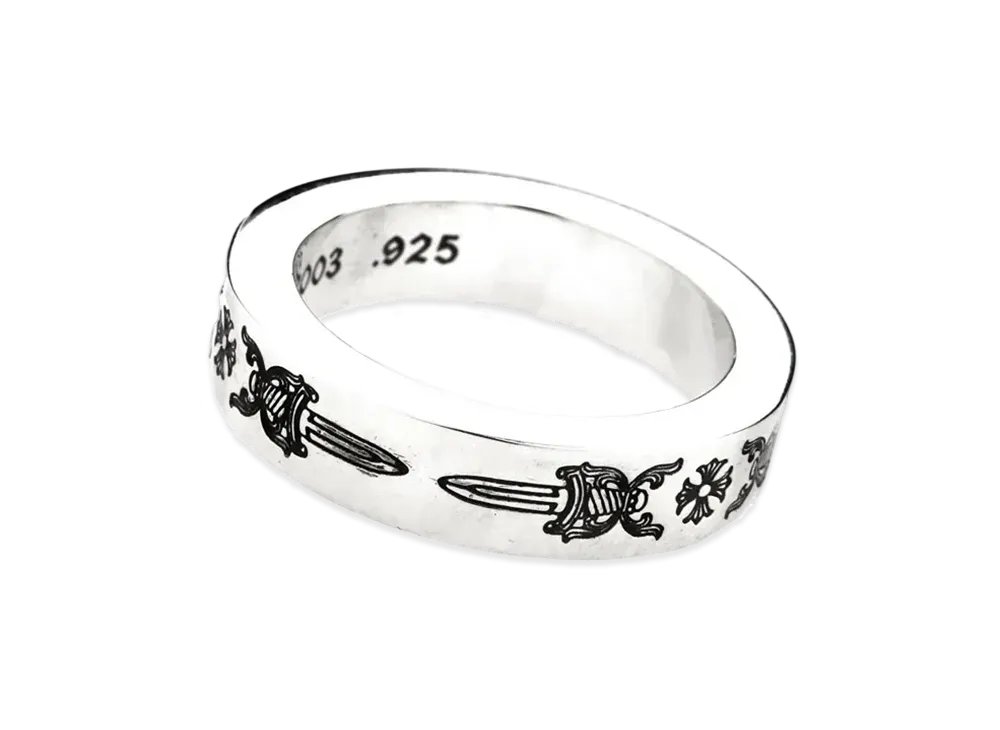 クロムハーツ スペーサーリング 6mm ダガープラス "シルバー"