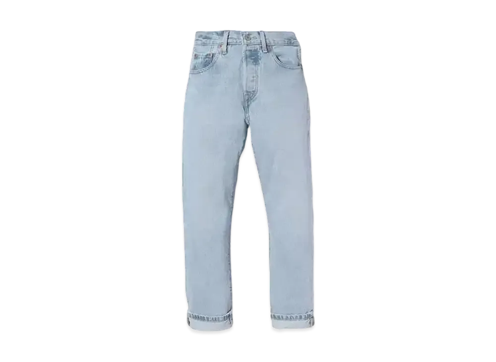 リーバイス 501 クロップ オーハイ ルクソール "ライト インディゴ ブルー"