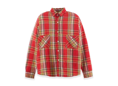 SAINT Mxxxxxx Flannel Shiirt/Check "Red/Yellow"