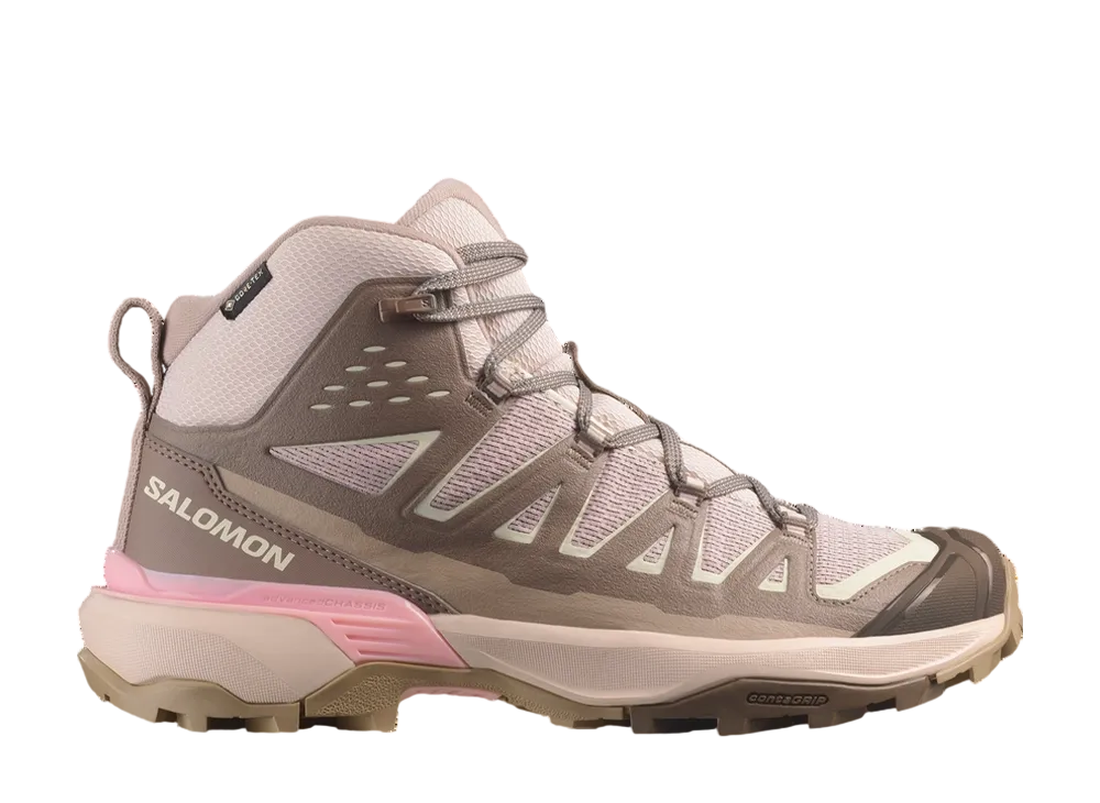 Salomon Women's X Ultra 360 Edge Mid GORE-TEX "Iron/Hushed Violet/Transparent Yellow"