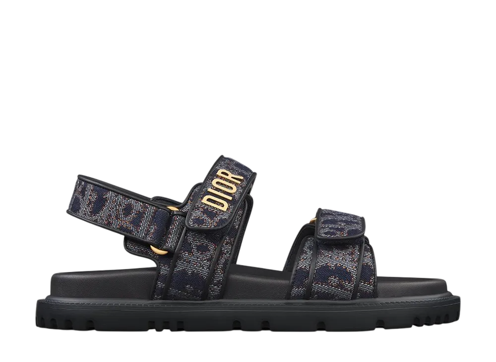 ディオール ウィメンズ ディオールアクト サンダル ディオール オブリーク デニム "ブルー"