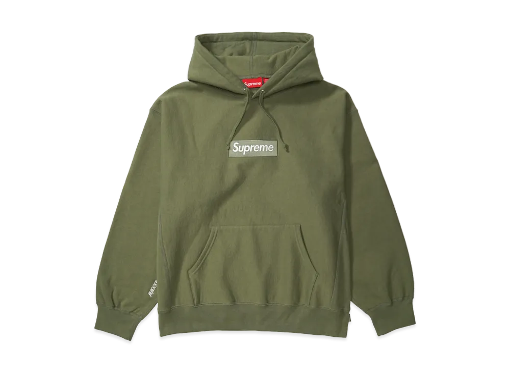 Supreme Box Logo Hooded Sweatshirt (25FW) "Light Olive"