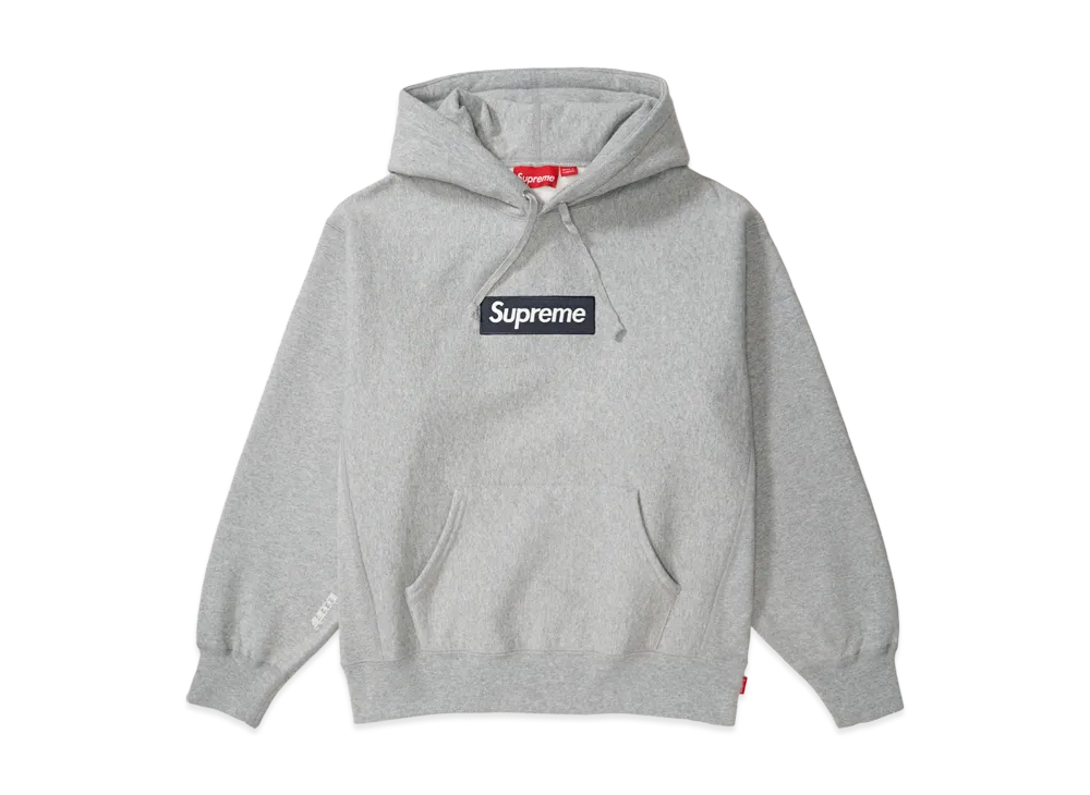 Supreme Box Logo Hooded Sweatshirt (25FW) "Heather Grey"