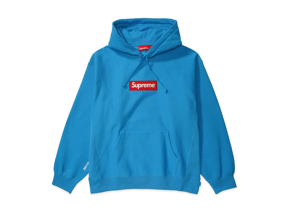 Supreme Box Logo Hooded Sweatshirt (25FW) "Cyan"