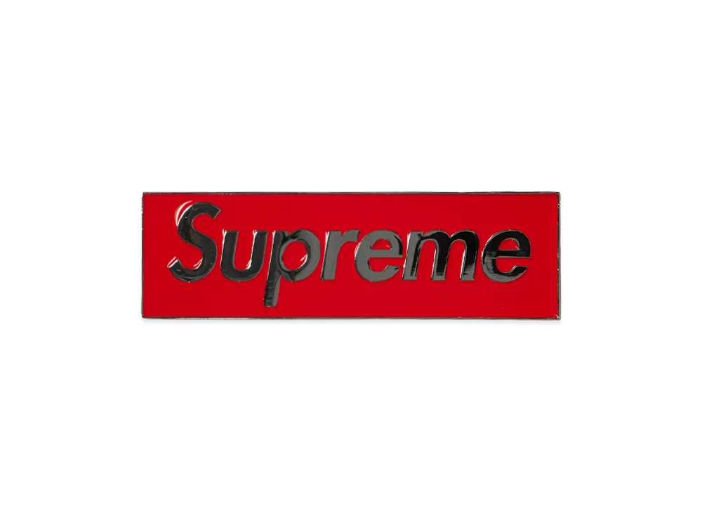 Supreme Box Logo Car Emblem "Red"
