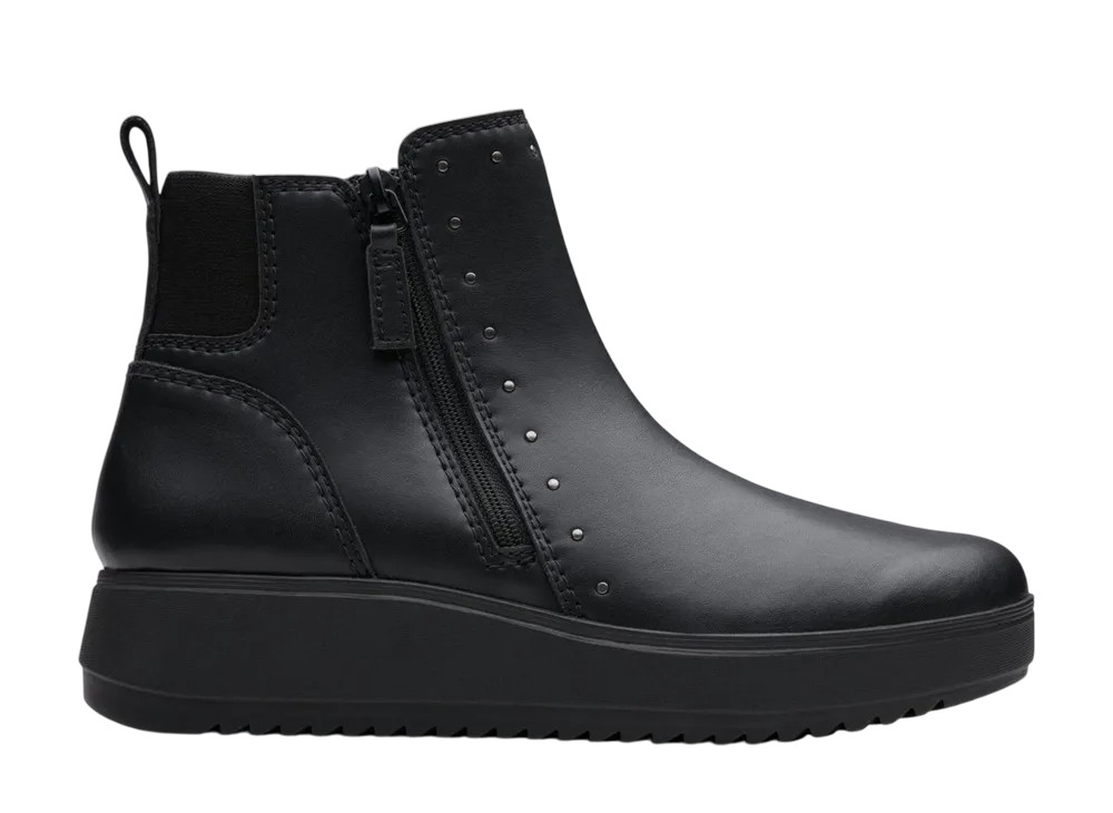 クラークス ウィメンズ ザイラウィロー "ブラックレザー"