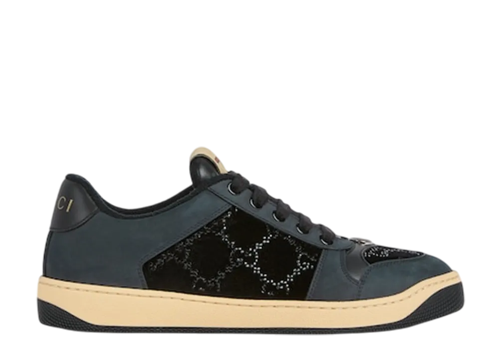 グッチ ウィメンズ スクリーナー GG クリスタル スニーカー "ブラック"