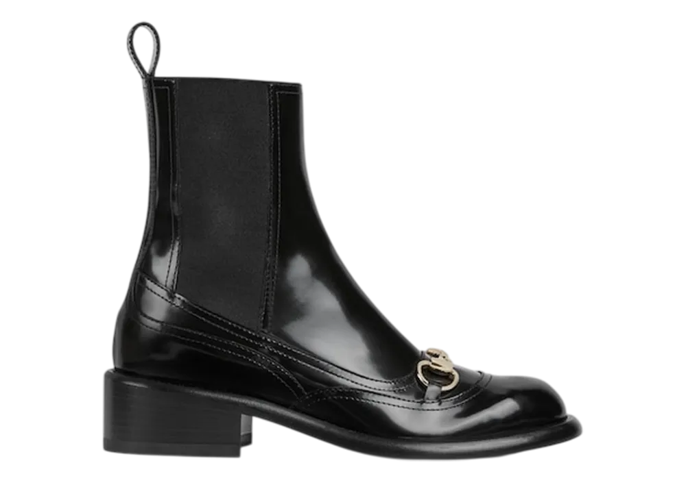 グッチ ウィメンズ ホースビット付き ブーツ "ブラック"