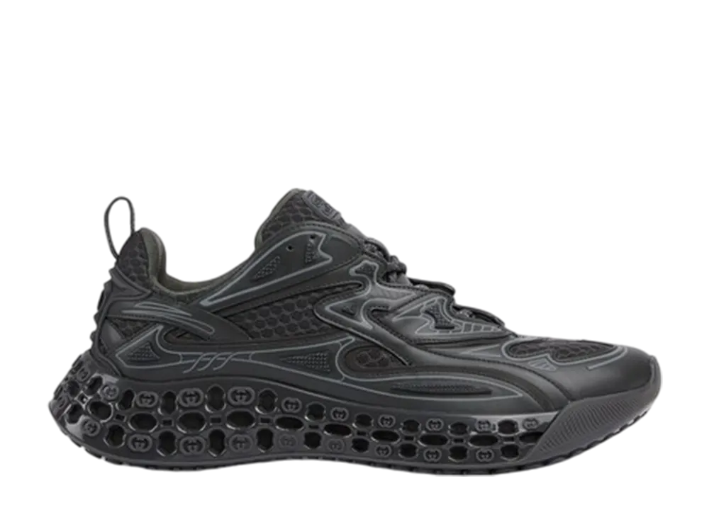 グッチ キューブド スニーカー "ブラックデメトラ"