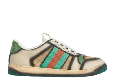 GUCCI Screener Sneaker "Dark Blue Gradient/Beige/Dark Brown"