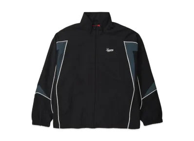 Supreme Contrast Piping Track Jacket "Black"