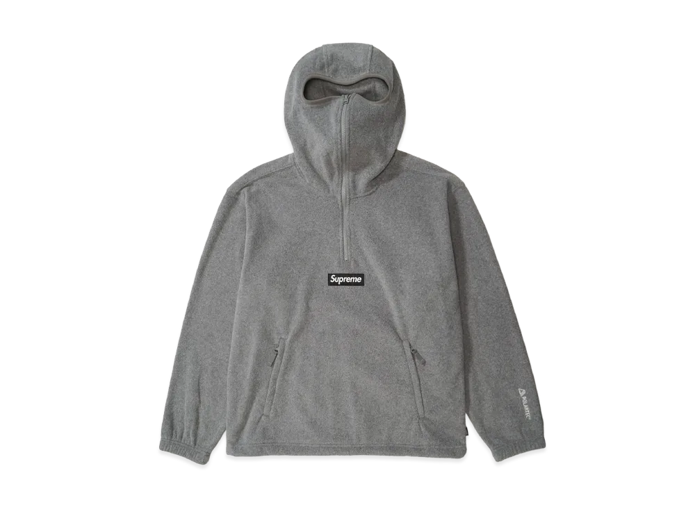 Supreme Polartec Face Mask Half Zip Hooded Sweatshirt 