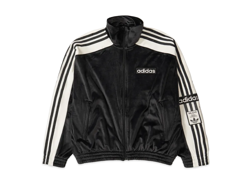adidas ADIBREAK Velour Track Top "Black"