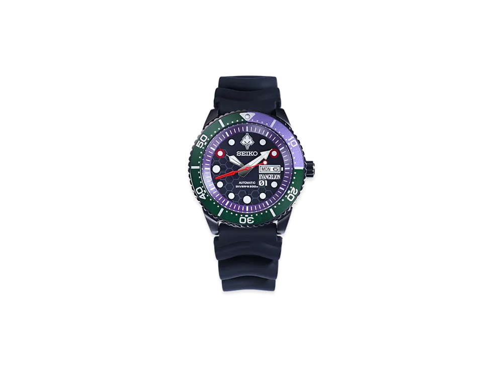 【中古品】EVA×NOTICE ダイバーウォッチ 初号機Ver 腕時計 セイコー x エヴァンゲリオン エヴァ-01 ダイバーズ ウォッチ