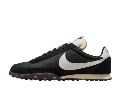 Nike Waffle Racer "Black/Sail-Coconut Milk-Gum Dark Brown"