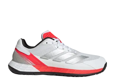 adidas Defiant Speed Omni Court "Cloud White/Silver Metallic/Lucid Red"