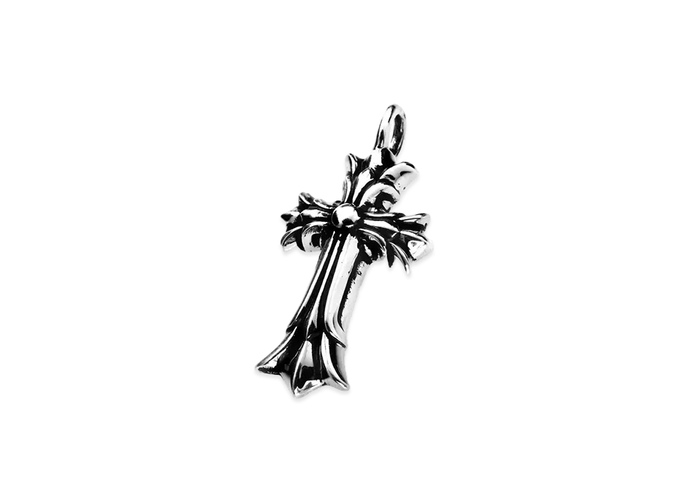 クロムハーツ ダブル CH クロス チャーム "シルバー"