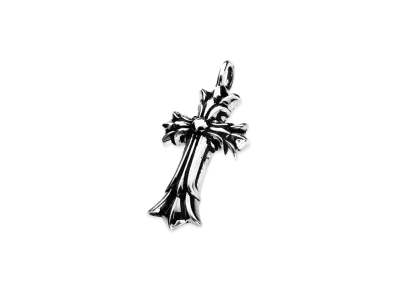 Chrome Hearts Double CH Cross Charm "Silver"
