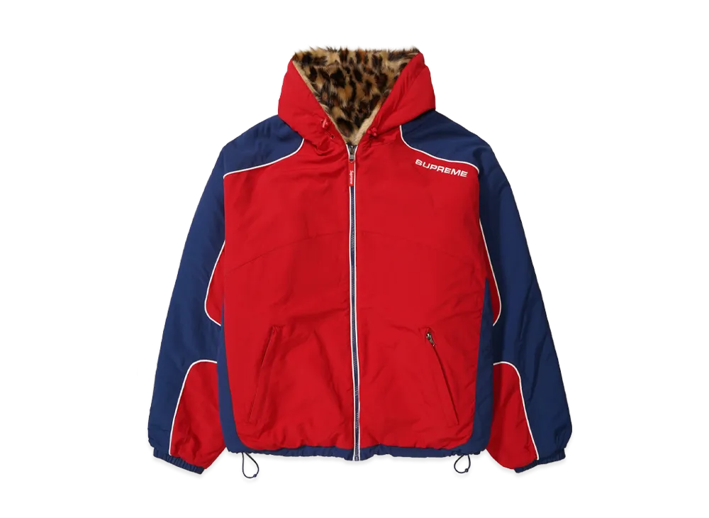 Supreme Faux Fur Reversible Hooded Track Jacket 