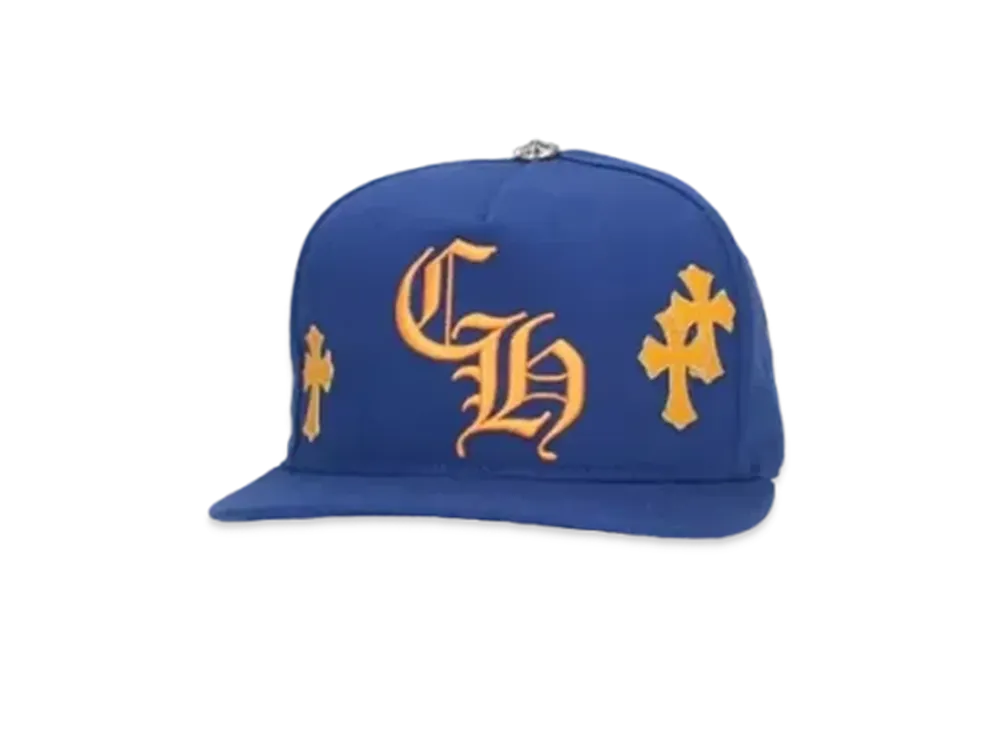 平本蓮着用 クロムハーツ クロス刺繍 青キャップ クロムハーツ CH