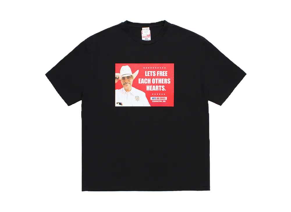 WACKO MARIA x EDDINGTON Washed Heavy Weight T-Shirt "Black"