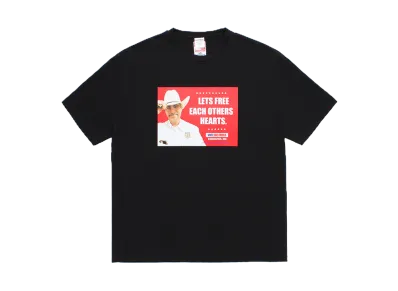 WACKO MARIA x EDDINGTON Washed Heavy Weight T-Shirt "Black"