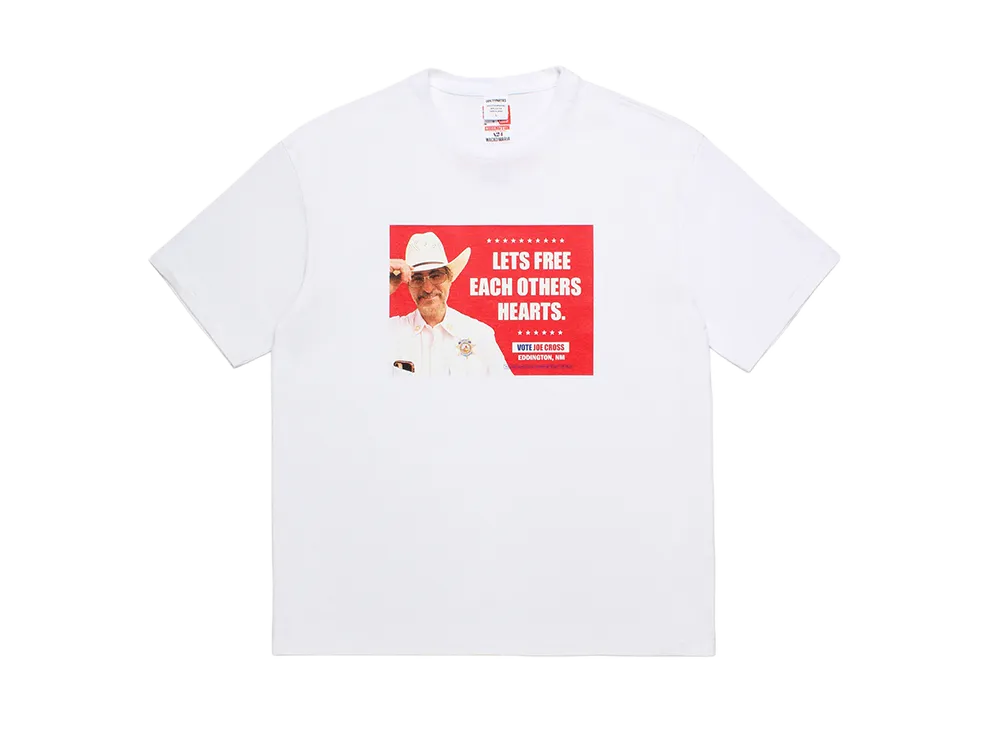 WACKO MARIA x EDDINGTON Washed Heavy Weight T-Shirt "White"